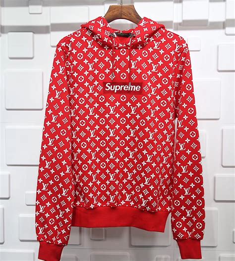 louis vuitton supreme denim shirt|Louis Vuitton supreme hoodie price.